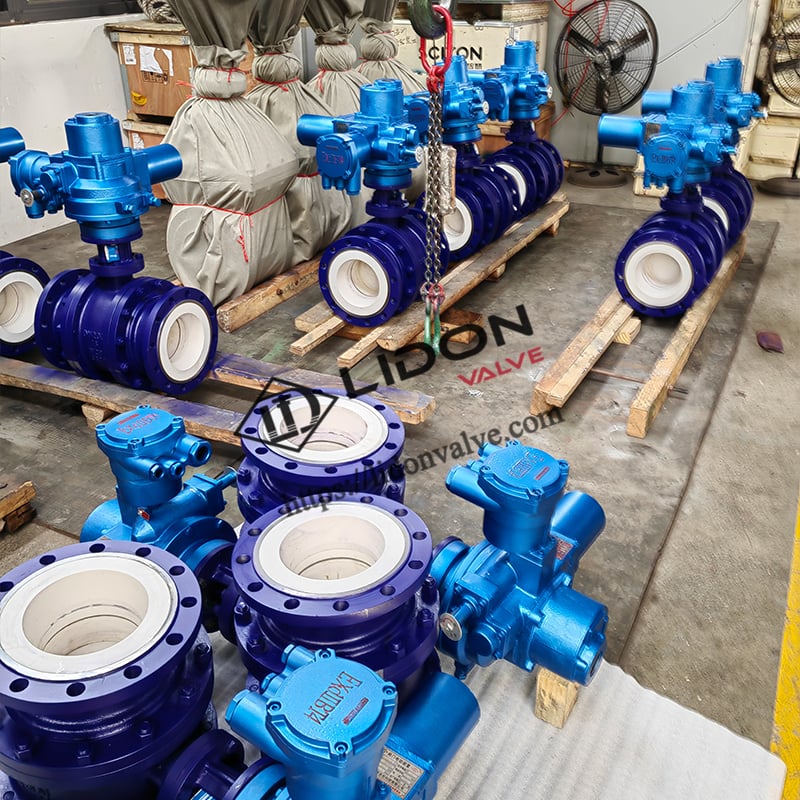 Electric Ceramic Lined Ball Valve