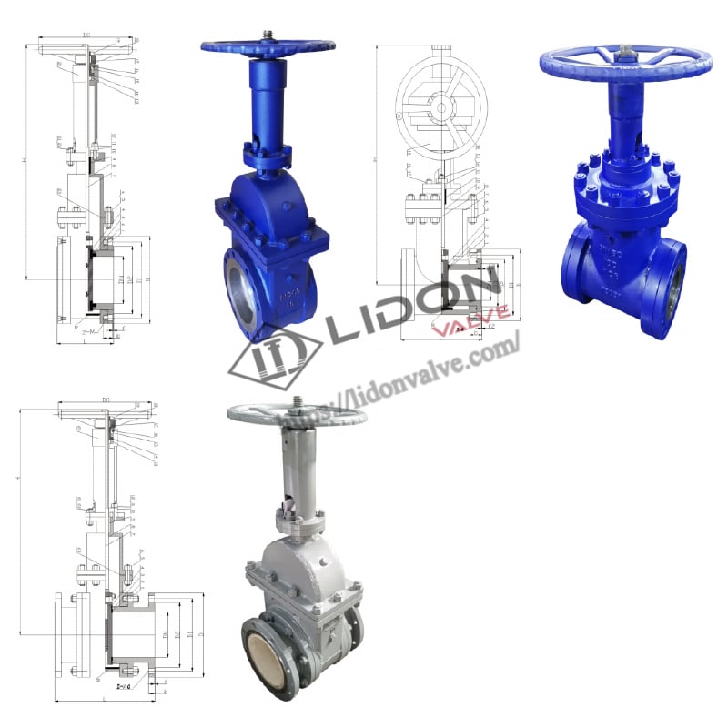 Double Gate Double Seal Mining Valve
