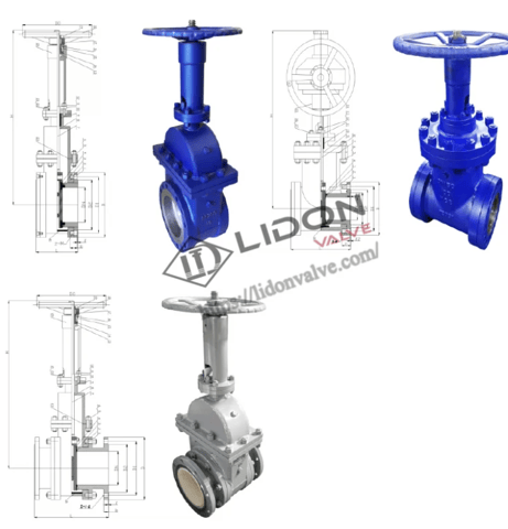 Double Gate Double Seal Mining Valve